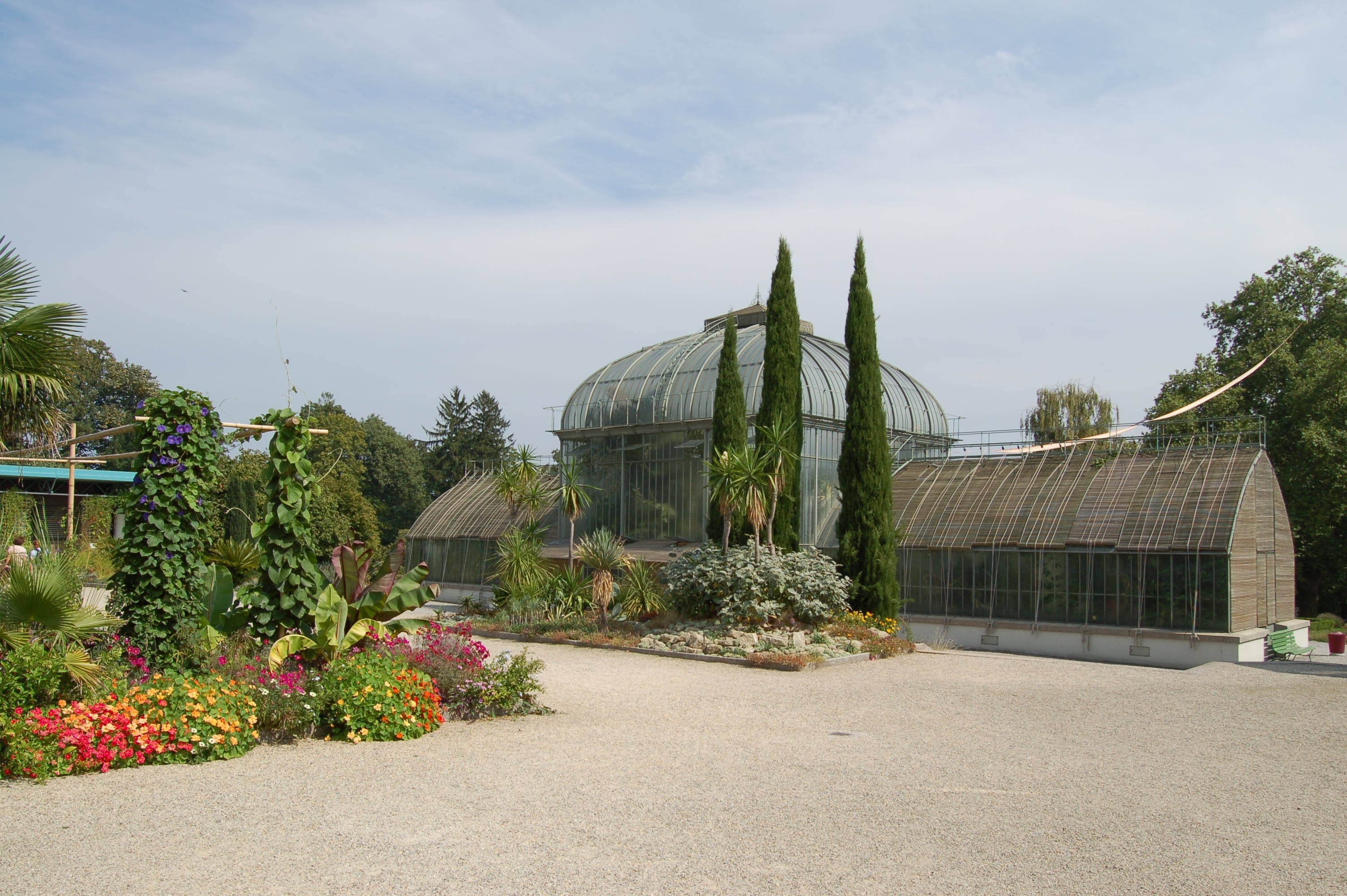 Botanical garden in Geneva, Switzerland