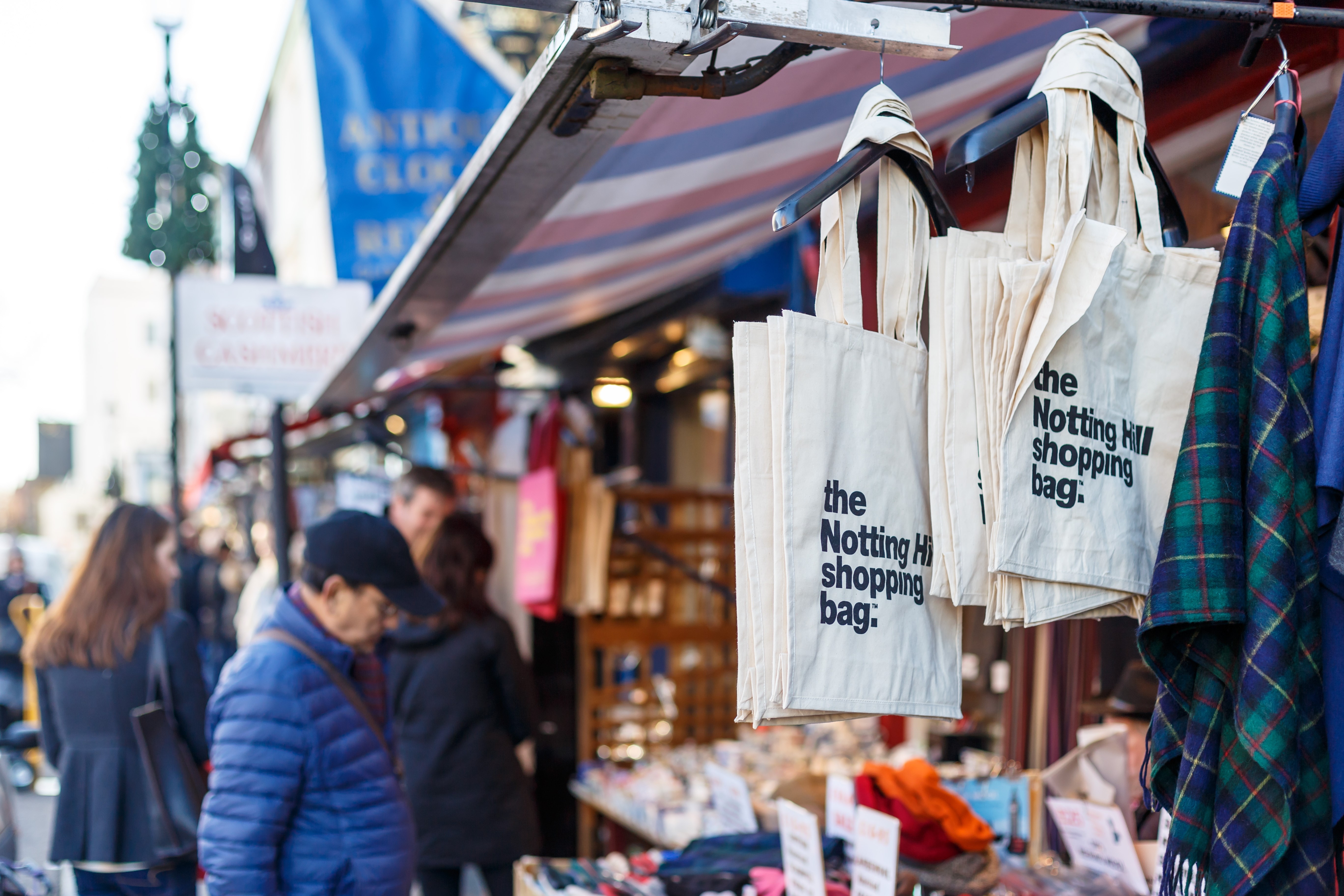 shopping at the Portobello Road Market, London, the United Kingdom