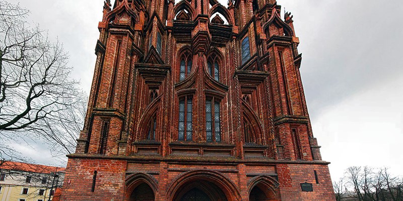 St. Anne's church in Vilnius old town